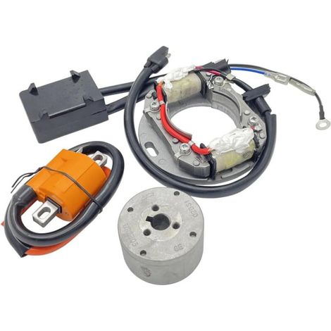Kit d'allumage SUZUKI RM80/RM85 avec CDI/bobine d'allumage/bobine de stator, compatible avec le kit de réparation pour moto tout-terrain modèle 1996