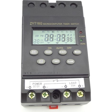 Controllore di controllo temporizzato ZYT16, microcomputer intelligente, timer di alimentazione per illuminazione stradale 220 V (1/5)