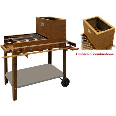 El Gaucho - Barbecue a Carbone in Acciaio Corten 45x50 cm (1/10)