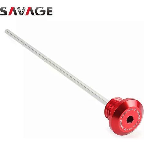Aplicable para HONDA XR 400R 650R Tapón de llenado de aceite del motor Varilla medidora de aceite Tapón de varilla medidora XR400R XR650R XR400 R Accesorios para motocicletas () (1/5)
