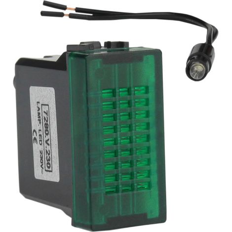 Modulare LED-Signalleuchte, grün, 230 V, Anzeige (1/2)