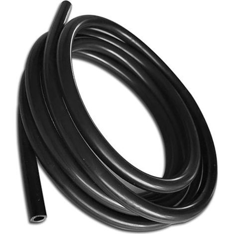 Durite Silicone Turbo - Dépression 3mm, Diamètre Extérieur 6mm (Longueur Totale 5M, Noir) (1/5)
