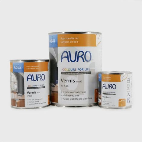Vernis mat transparent Auro n°518 2,5l à séchage rapide
