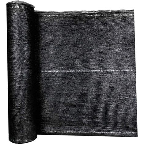 Zaunblende Sichtschutz Windschutz 150 g/m² HDPE mit UV-stabilisiert und Wetterfest für Zaun & Balkongeländer Balkon Geländer (Anthrazit, 1m x 10m) NAIZY (1/5)