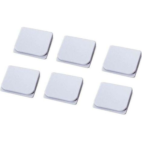 Lot de 6-Pack, le Rideau de Clips, coupe-vent, étanche à l'eau, l'auto-adhésif Duschvorhanggewichte. (1/4)