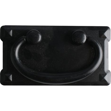 noir Poignes De Tiroir Classiques, Avec Vis, Poignes D'anneau De Tiroir En Bronze Antique Vintage, Dcoration Rectangulaire Pour Portes D'armoires (1/5)