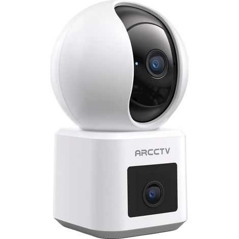 Cámara de vigilancia, doble lente, visión de 360°, 1 unidad. (1/5)