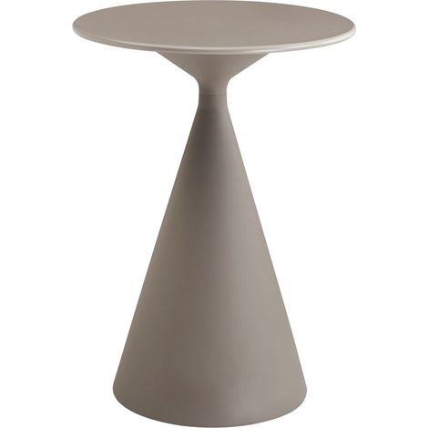 Garten-Bistro-Hochtisch ⌀80 cm "Néora" - Taupe