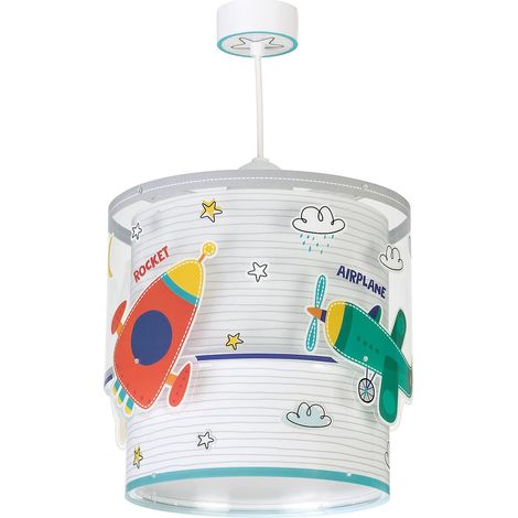Lustre Chambre Lampe Suspension Enfant Baby Travel Voitures Avions, 61682, E27 (1/5)