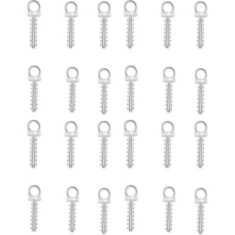 Lot de 100 Crochets de Suspension pour Boule polystyrène, Boules de Noël et œufs en Plastique ou en polystyrène (1/5)