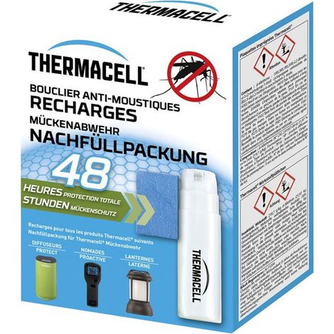Juego de recargas de Thermacell de 48 horas para protección contra mosquitos