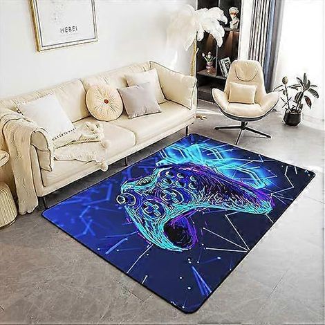 Tapis de jeu pour garçons, style gaming cool, tapis de chambre, déco chambre garçon, jeux vidéo, tapis de chambre ado style 6 (1/5)