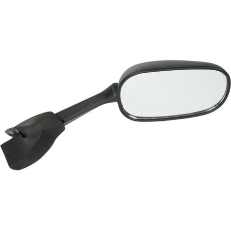 Espejo Emgo 2025/02 para Yamaha FZ6 (FZ6 S) Fazer '04-'06, lado derecho (OEM: 5VX-26290-00), color negro (diseño original) (homologación). (1/2)