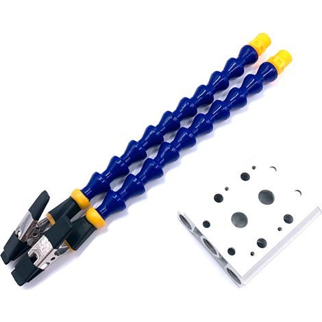 Tischklemme mit flexiblem Arm, Lötkolbenhalter aus Aluminiumlegierung, Lötreparaturen an Leiterplatten, Universalklemme, Hilfswerkzeug für die dritte Hand (1/5)