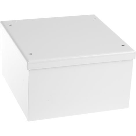 Boîtier d'instrumentation RS PRO en Acier laminé à froid Gris, dim. ext. 150 x 150 x 90mm ( Prix pour Boîte de 1 )