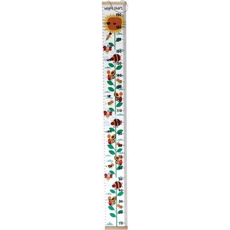 Toise Décorative en Bois, Tableau de Croissance Mural pour Garçon et Filles (1/5)