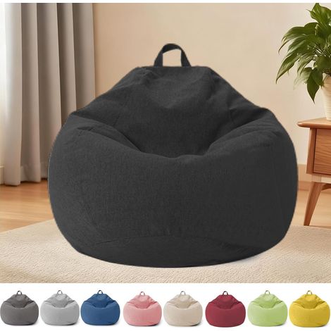 Pouf pour Enfants et Adultes - Housse de Pouf sans Rembourrage avec Fermeture éclair - pour Adultes et Enfants - 100 x 120 cm - pour Chambre à Coucher, Bureau, Salon, Terrasse (1/5)