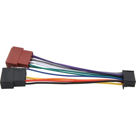 Connecteur adaptateur stéréo auto 16 broches ABS pour autoradio Pioneer 2003 et plus, fiche faisceau de câbles (1/5)