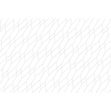 Papier peint panoramique graphiques bureau et salon | Tapisserie panoramique design gris et blanc | Papier peint panoramique géométrique tendance - 267 x 400 cm (4 pièces) (1/3)