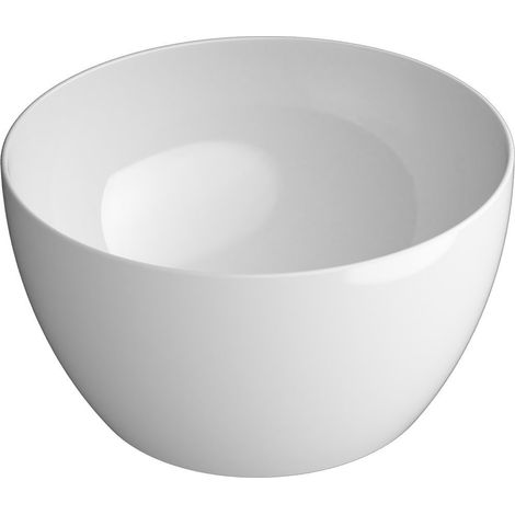 Vasque à poser en céramique PURA haut, dia 42cm, blanc ExtraGlaze (1/5)