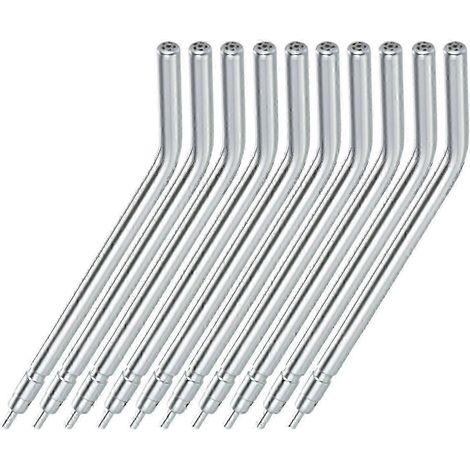 10pcs 3 Way Dental Air Water Syringe Spray Nozzles Tips Tube Stainless Steel Syringe Spray Nozzles Tips For Teeth Whitening (1/4)