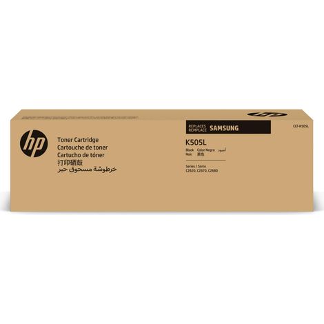 Cartuccia Toner Originale Nero ad Alta Resa Samsung CLT-K505L per Stampanti SL-C2620DW, C2670FW e C2680FX