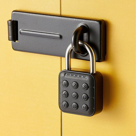 cadenas à code 6 chiffres, serrure de porte d'armoire intelligente, serrure électronique (1/4)