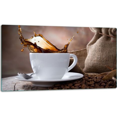Glasschneidebrett 52x30 Kaffee (1/5)