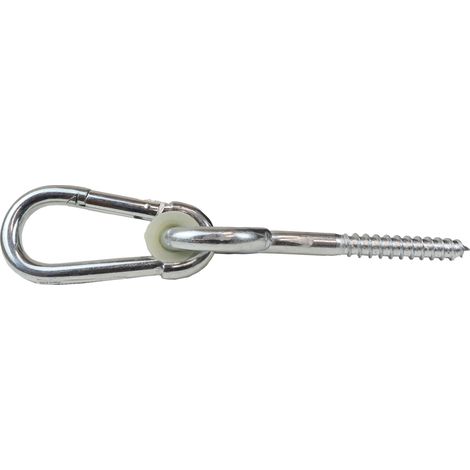 Schaukelhaken mit Gewinde und Karabiner - Pro Stück (1/2)