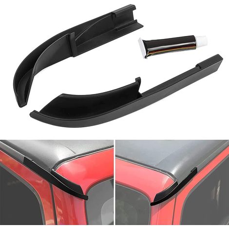 Hardtop – inverseur de Pluie ABS, Extensions de gouttière, déflecteur de Pluie pour Jeep Wrangler JK JKU 2011 – 2017, Accessoires extérieurs (1/5)