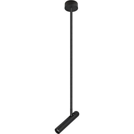Suspension Luminaire LED 4,2W Noir Sablé ZAMBELIS 1921 - Blanc chaud - 3000K (1/2)