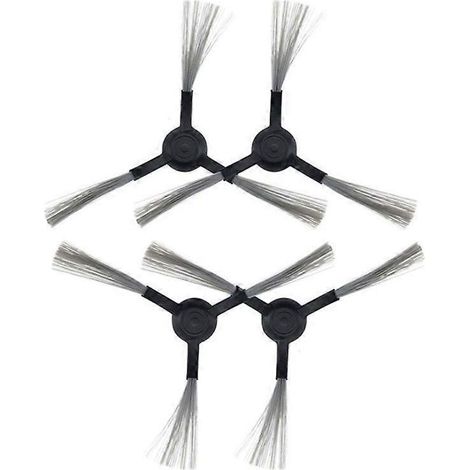 Lot de 4 brosses latérales de rechange noires pour aspirateur robot Mi 1C (1/5)
