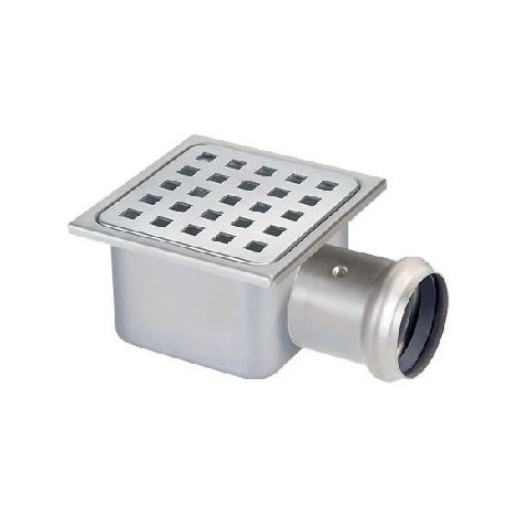 PILETTA IN ACCIAIO INOX- 105x105  H. 62 mm- DH- pezzi 1