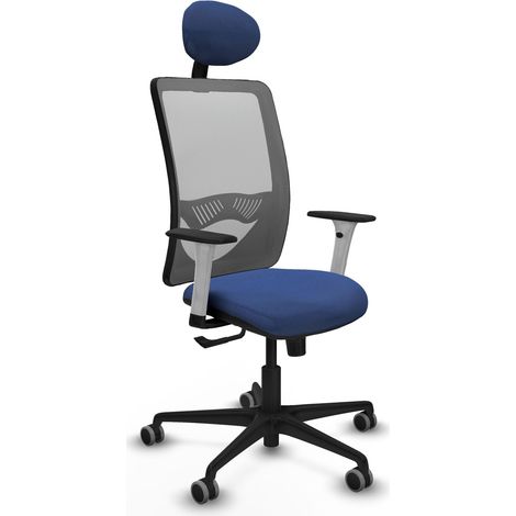 Silla de oficina piqueras y crespo Zulema gris espuma cómoda (1/2)