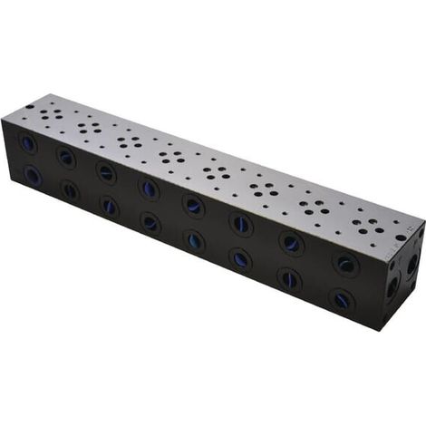 Base Cetop 3 con attacchi da 3/8" EUROFLUID MR38GZ (1/5)