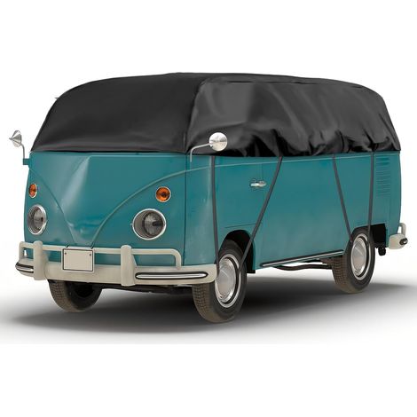 Housse de Voiture Imperméable Remplacement pour VW T2, Demi Housse de Voiture Résistante Aux UV, Anti-Poussière Demi Garage, pour Extérieur et Intérieur,Personnalisé pour VW T2 (1/5)