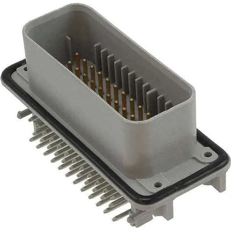 Connecteur AmpSeal female 35 Voies gris PCB 90° avec des épingles en or