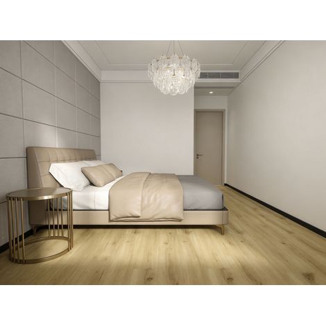 PARQUET STRATIFIE CHENE CLAIR VEINE NOIR 8MM AC5