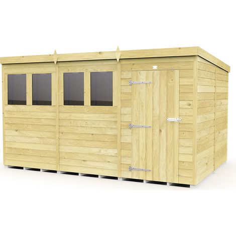 12 x 8 Pent Shed