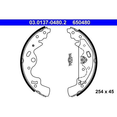Jeu de mâchoires de frein ATE 03.0137-0480.2 LAND ROVER SFS000030