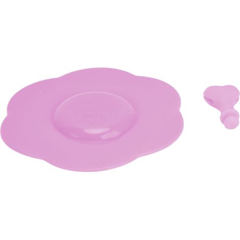 Couvercle en silicone pour tasses, résistant à la chaleur et au froid, anti-poussière pour cuisine - Rose (1/5)