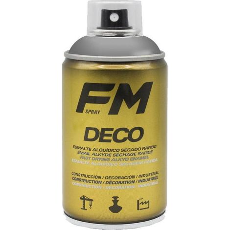 FM pintura spray deco gris naval 7042 250 ml , Pintura en spray Deco gris naval FM Pintura alquídica de secado rápido indicada tanto para bricolaje, industria, construcción, co (1/2)