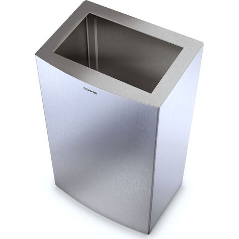 Paradise Stainless Steel Paper Bin 40 l, HxBxT 550x335x230 mm, Edelstahl