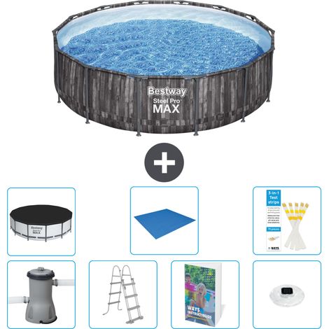 Bestway Bestway Steel Pro MAX Ronde - 427x107 cm - 8-pièces S596 (1/4)