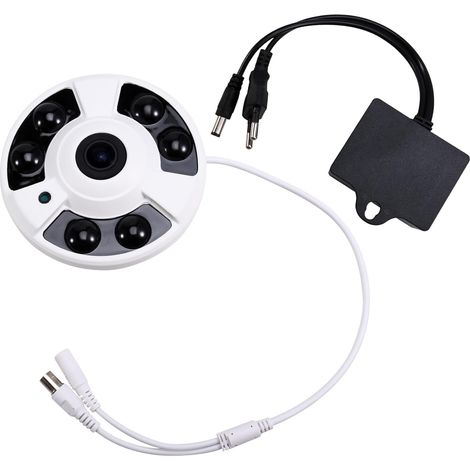 Caméra WiFi 5MP avec Objectif Fish-Eye, Enregistrement Audio, Détection de Mouvement - Prise EU (1/5)