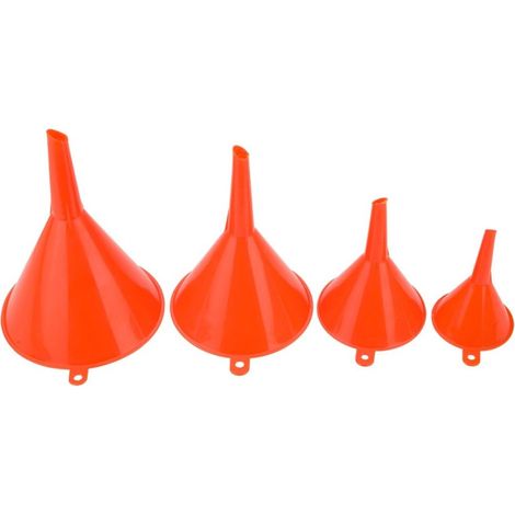 Juego de embudos, 4 piezas.