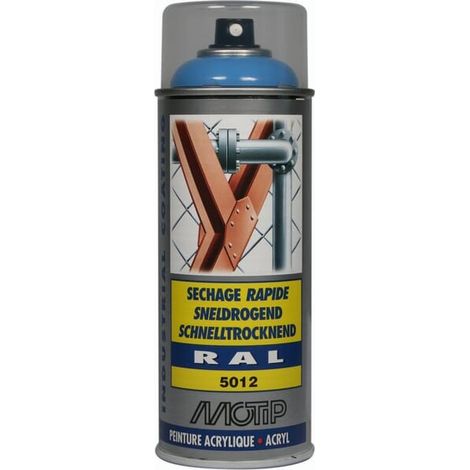 Peinture spray bleu clair MOTIP 07014