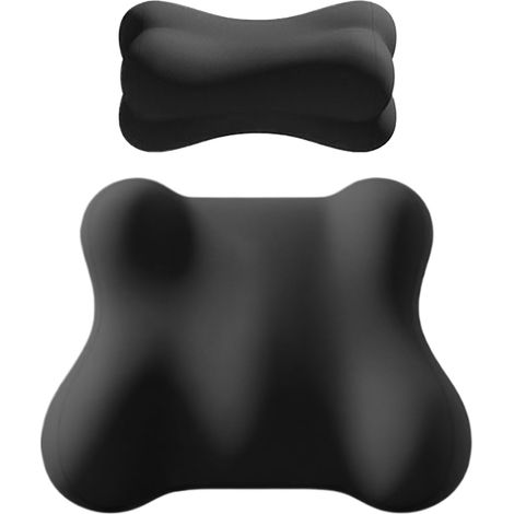 Appuie-tête et soutien lombaire pour voiture Accessoires pour sièges auto et conduite Soutien de la nuque et du dos en voiture, pour siège conducteur, bureau, canapé, voyage, fauteuil inclinable, je (1/5)