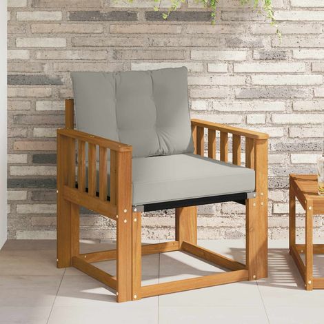 Outdoor-Sofa Massives Akazienholz und Textilene