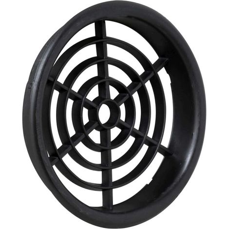 1 - Grille De Ventilation - Accessoire De Ventilation - En ABS Noir À Encastrer Pour Système D'aération Intérieur Noir 6,8x6,8cm (1/5)
